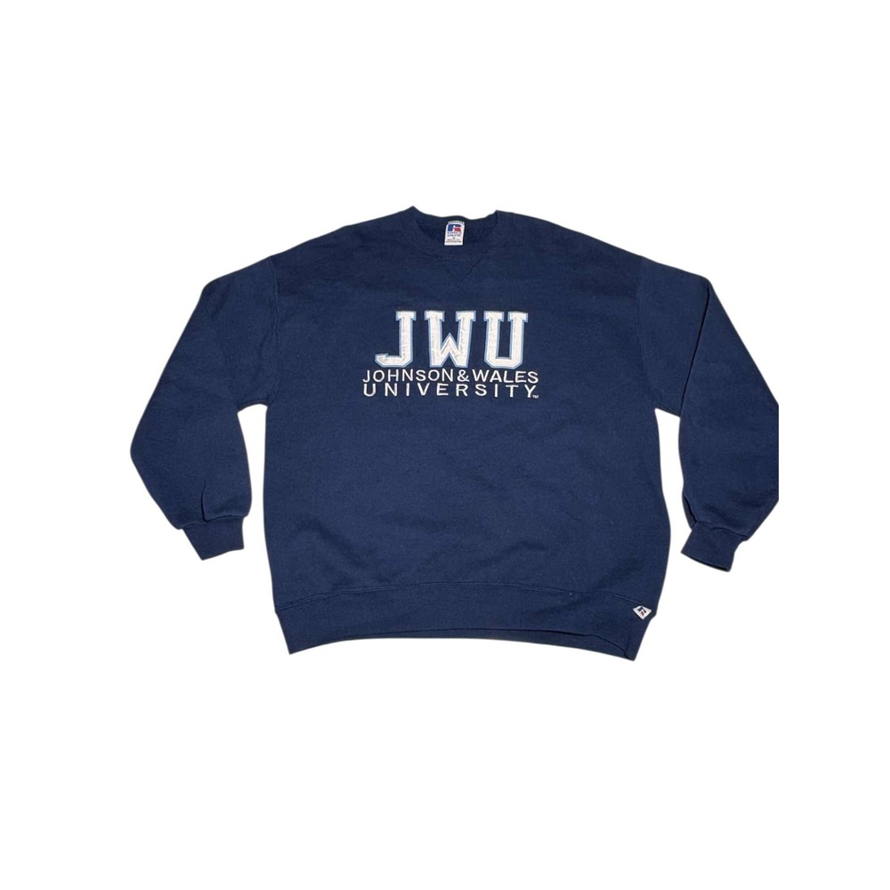 Johnson & Wales University  Sweatshirt Russell‎ Athletic XL Embroidered USA B30